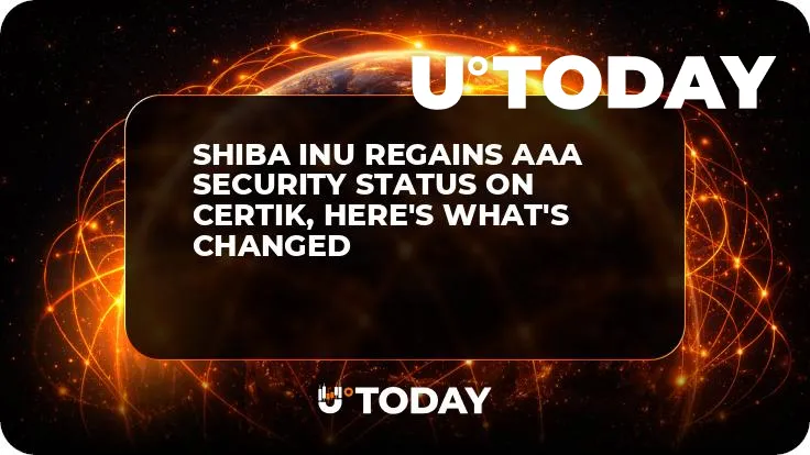 Shiba Inu Regains AAA Security Status on CertiK, Here's What's Changed