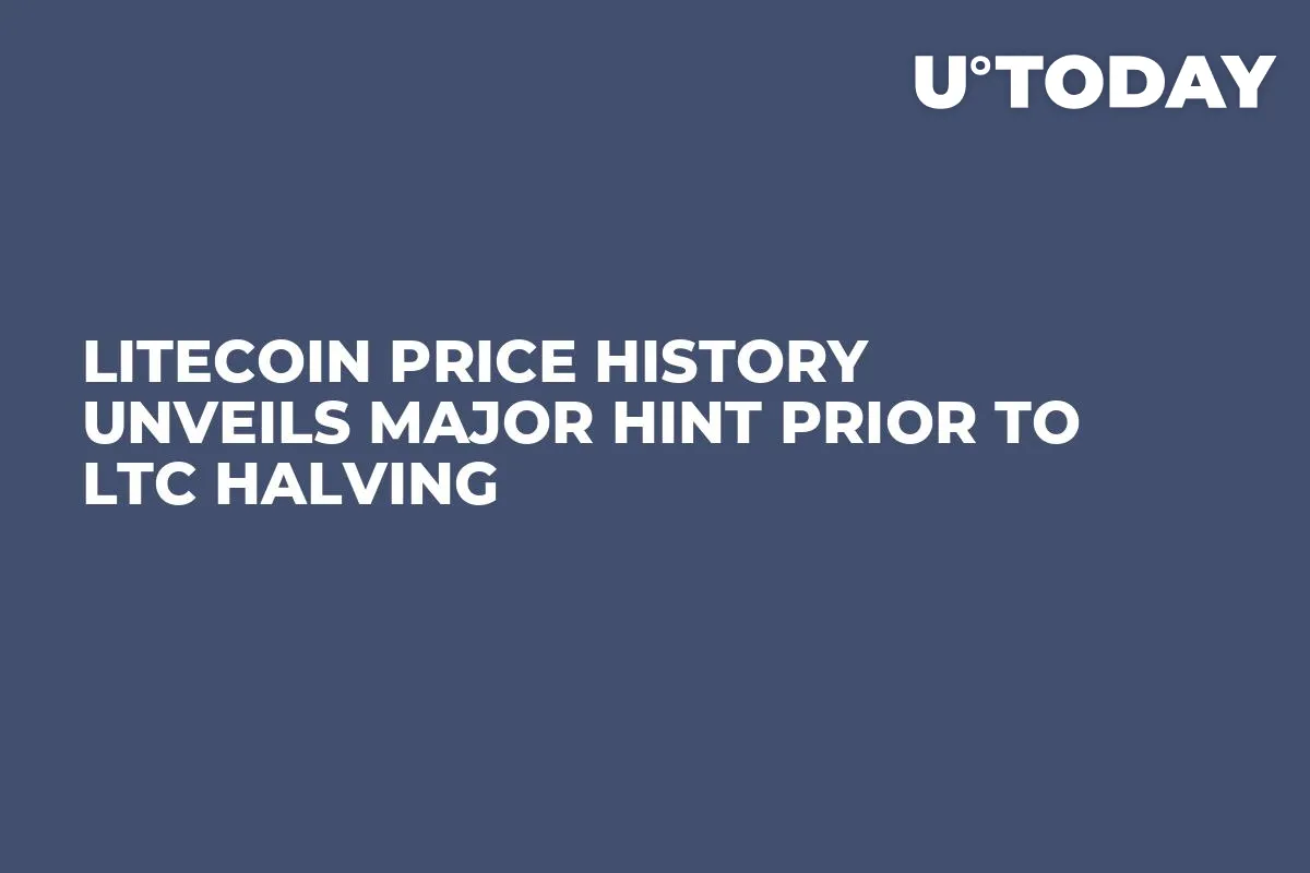 Litecoin Price History Unveils Major Hint Prior to LTC Halving