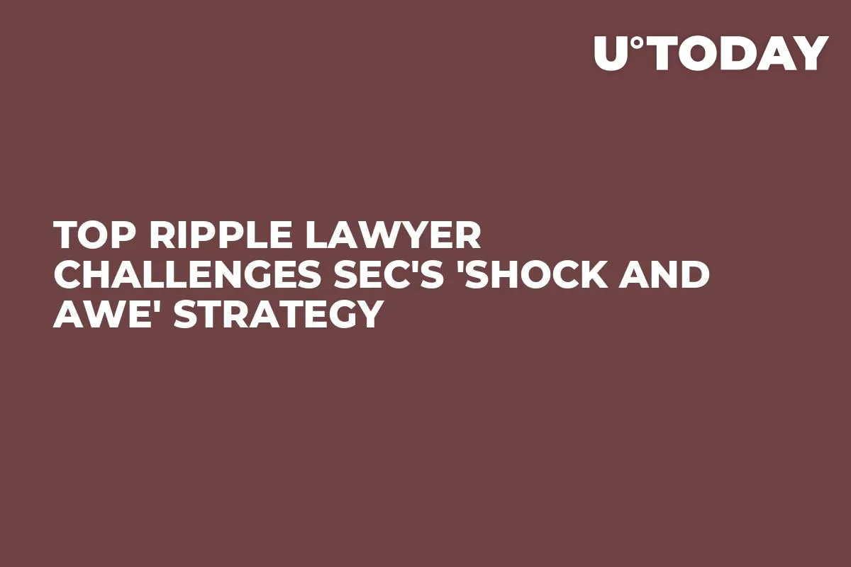 Top Ripple Lawyer Challenges SEC's 'Shock and Awe' Strategy