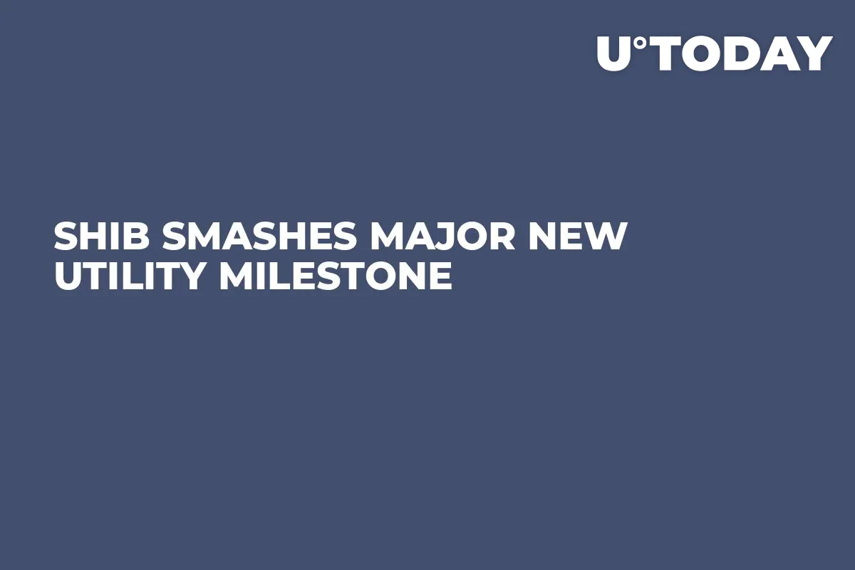 SHIB Smashes Major New Utility Milestone