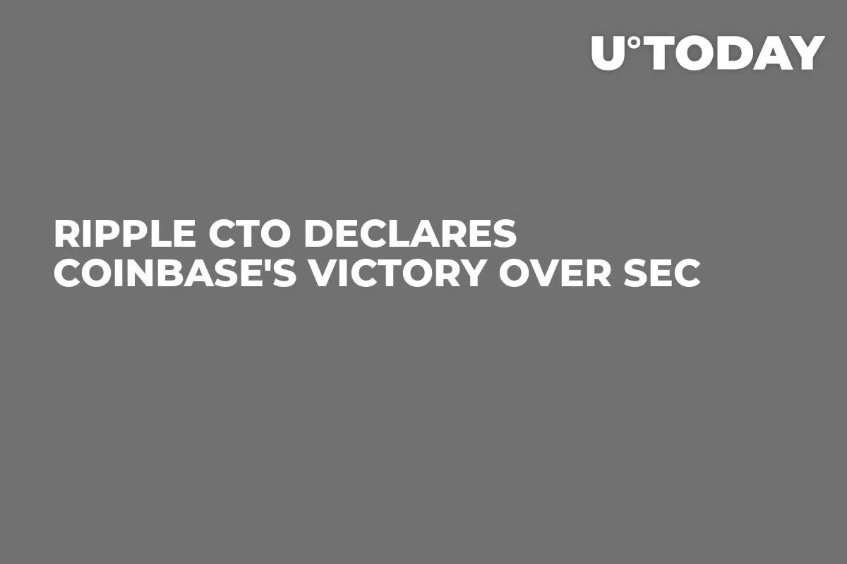 Ripple CTO Declares Coinbase's Victory Over SEC