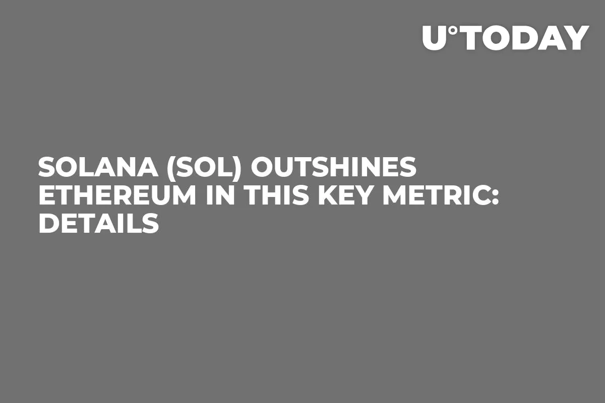 Solana (SOL) Outshines Ethereum in This Key Metric: Details