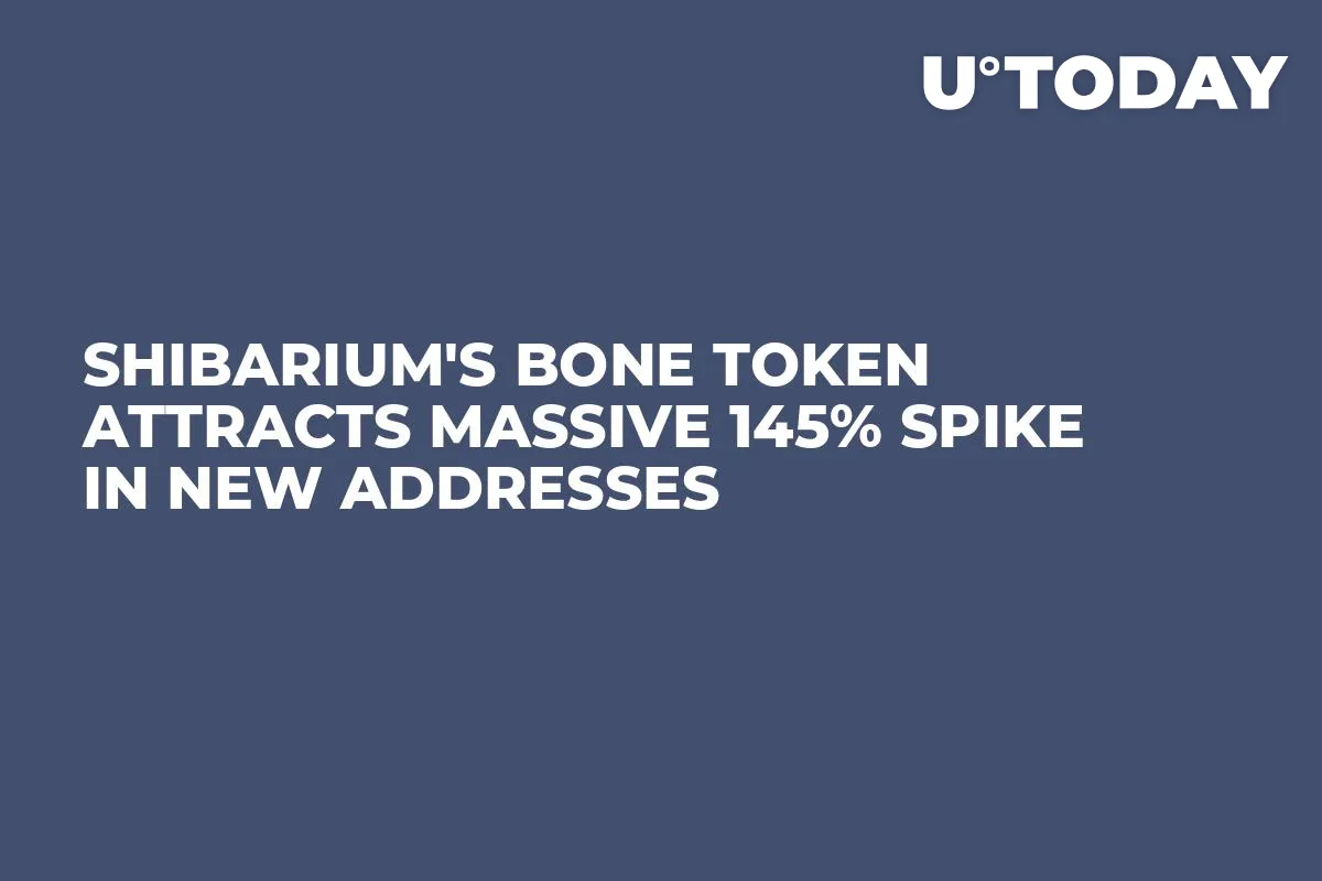 Shibarium's BONE Token Attracts Massive 145% Spike in New Addresses