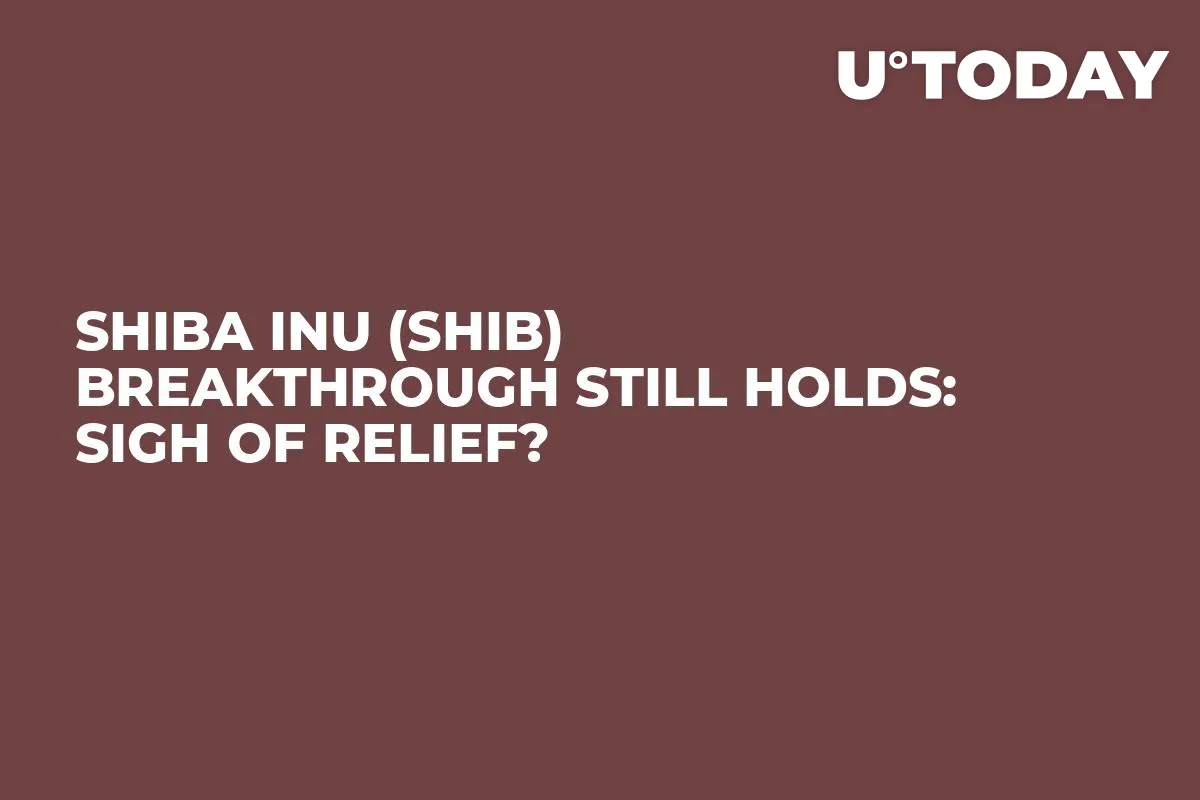 Shiba Inu (SHIB) Breakthrough Still Holds: Sigh of Relief?
