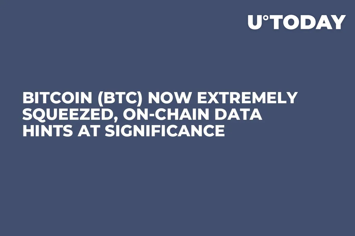 Bitcoin (BTC) Now Extremely Squeezed, On-chain Data Hints at Significance