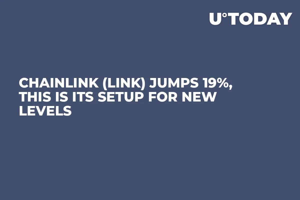 Chainlink (LINK) Jumps 19%, This Is Its Setup for New Levels