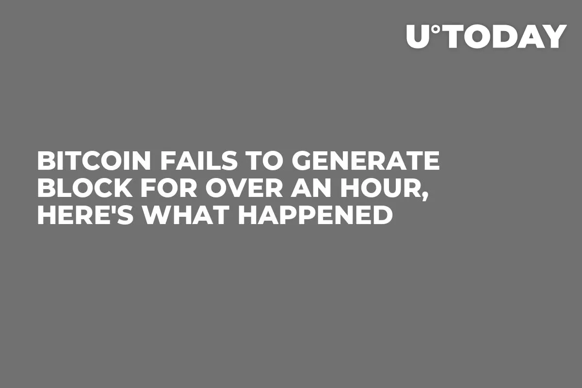Bitcoin Fails to Generate Block for Over an Hour, Here's What Happened