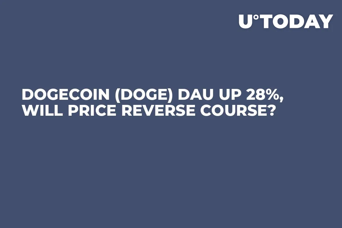 Dogecoin (DOGE) DAU up 28%, Will Price Reverse Course?