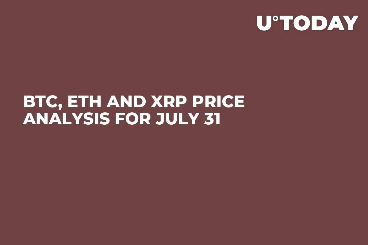 BTC, ETH and XRP Price Analysis for July 31