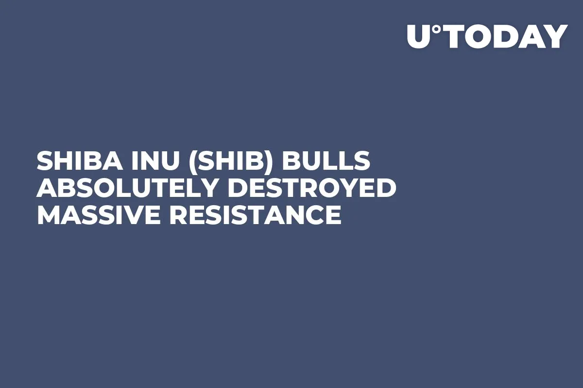 Shiba Inu (SHIB) Bulls Absolutely Destroyed Massive Resistance