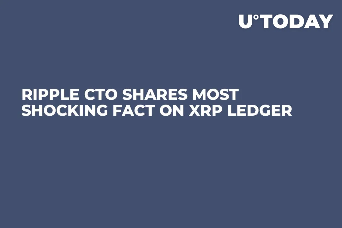 Ripple CTO Shares Most Shocking Fact on XRP Ledger