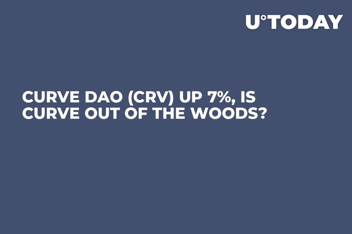Curve DAO (CRV) up 7%, Is Curve Out of the Woods?