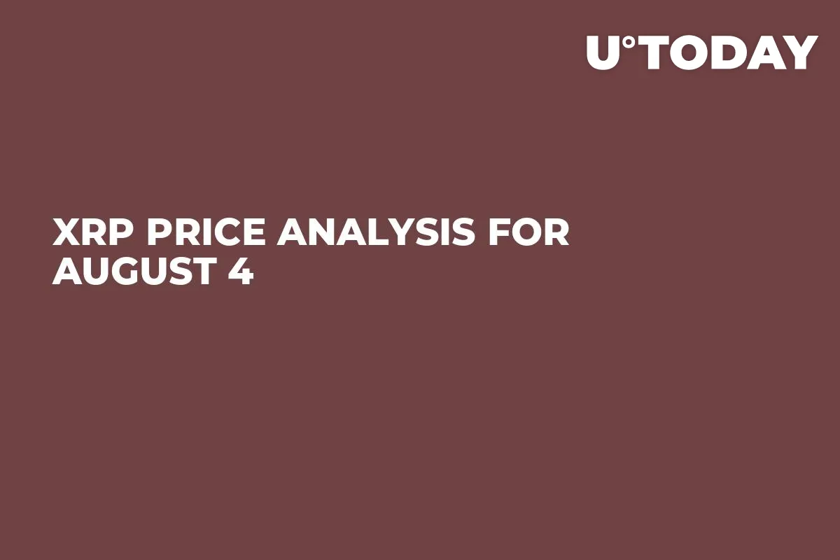 XRP Price Analysis for August 4