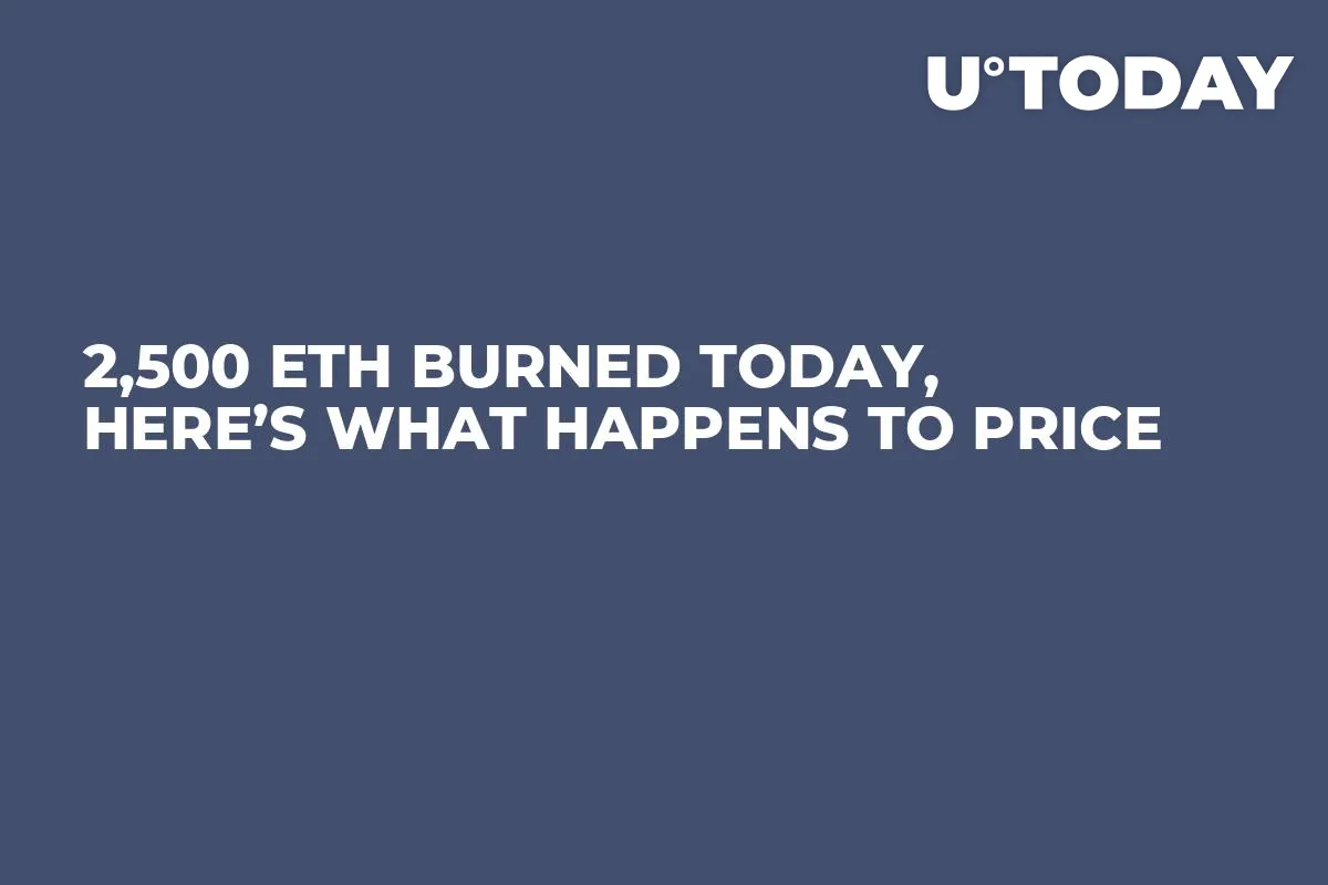 2,500 ETH Burned Today, Here’s What Happens to Price 