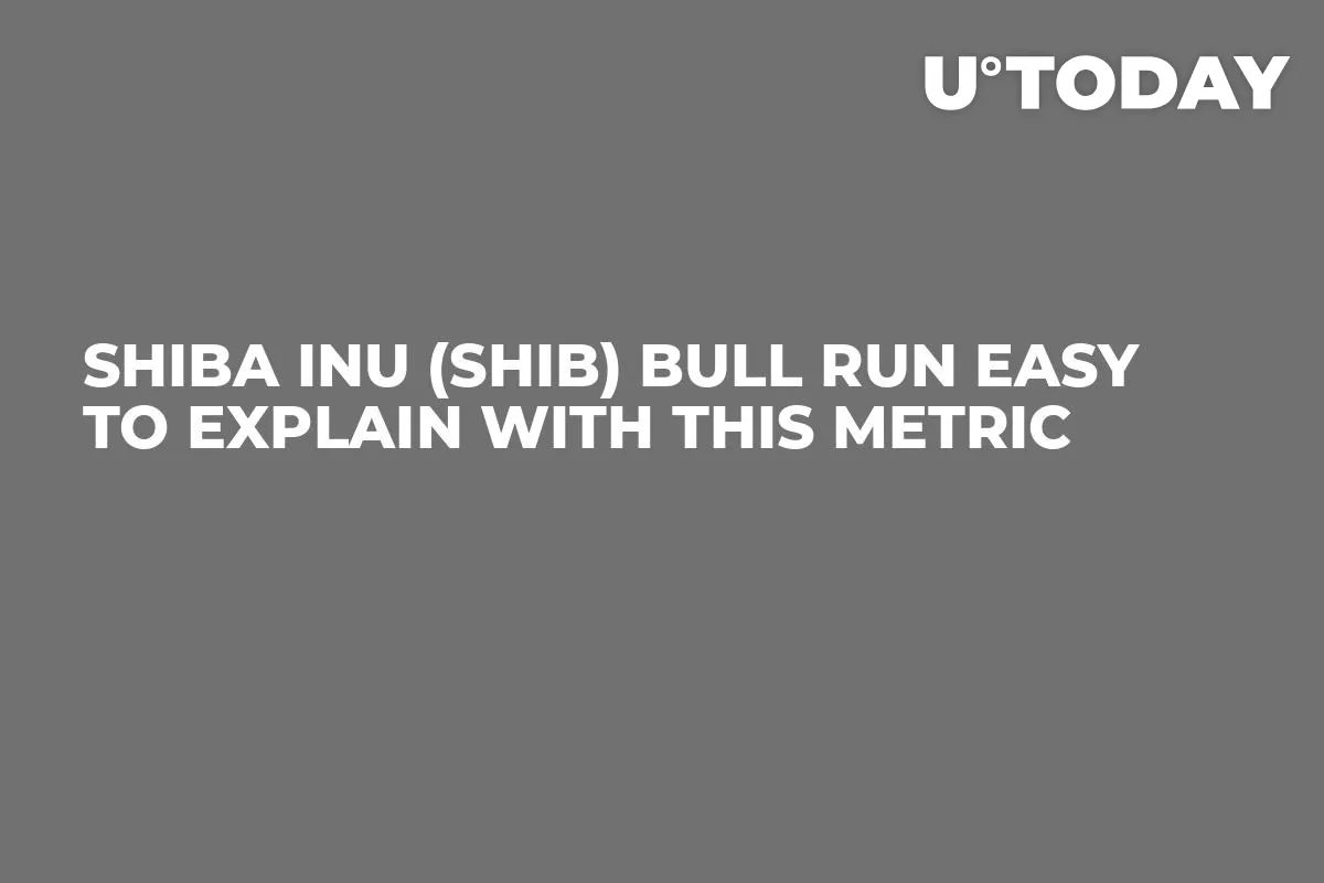 Shiba Inu (SHIB) Bull Run Easy to Explain With This Metric