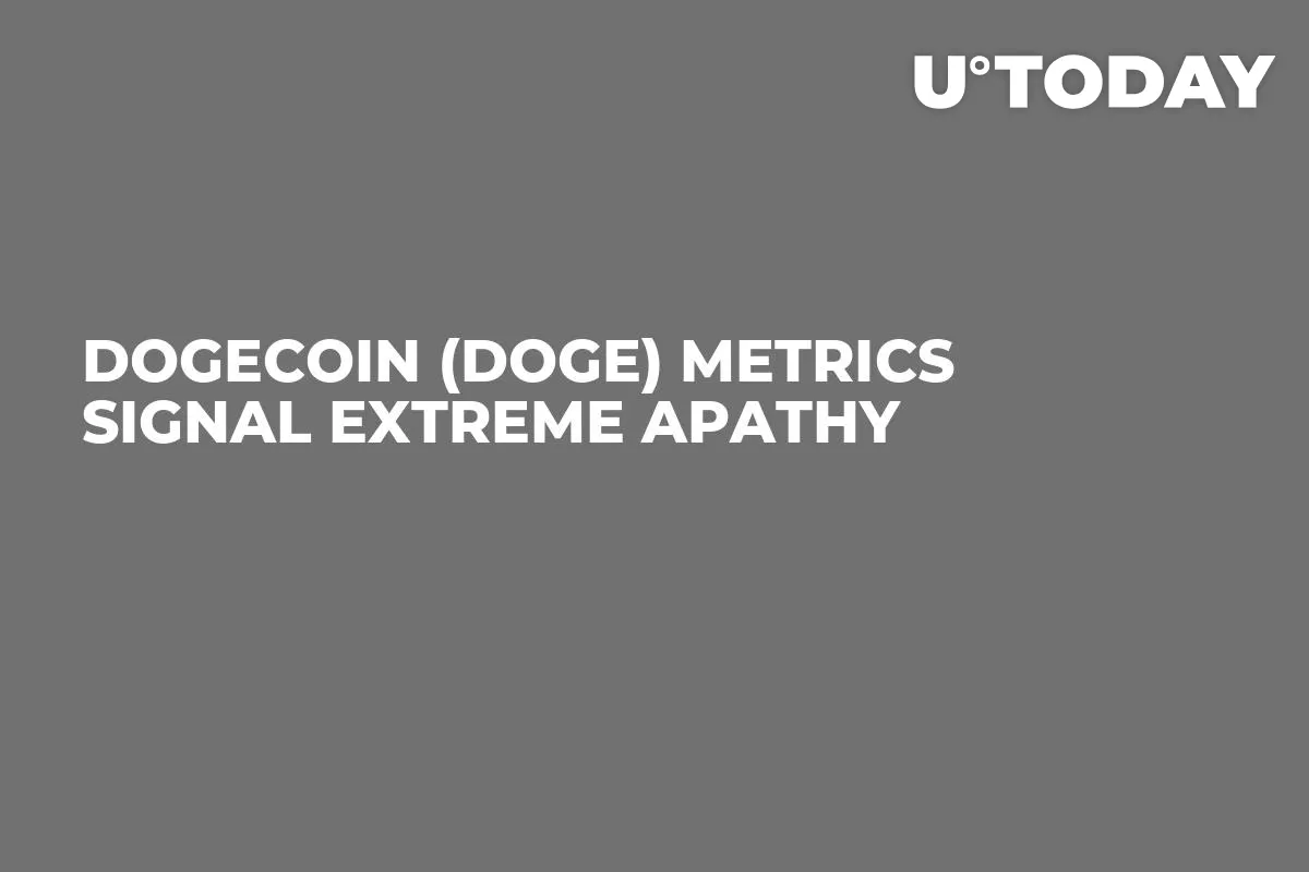 Dogecoin (DOGE) Metrics Signal Extreme Apathy
