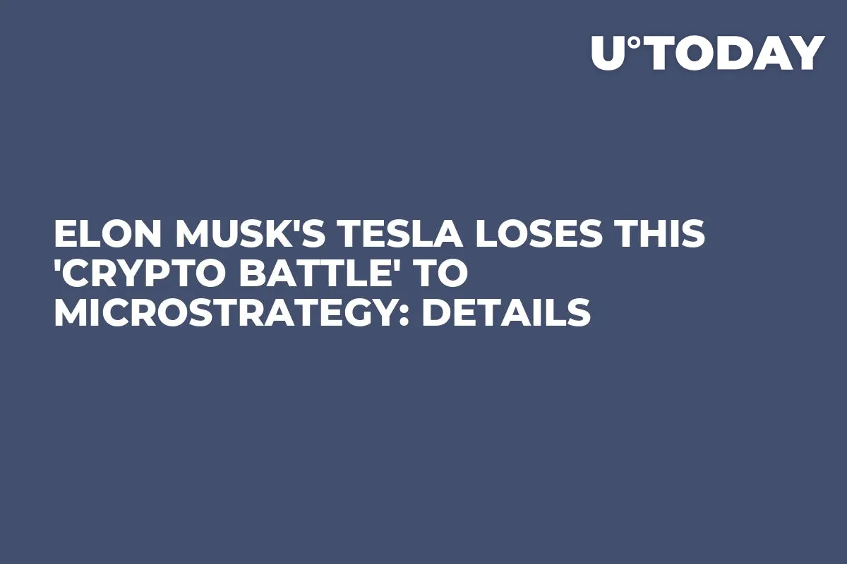 Elon Musk's Tesla Loses This 'Crypto Battle' to MicroStrategy: Details