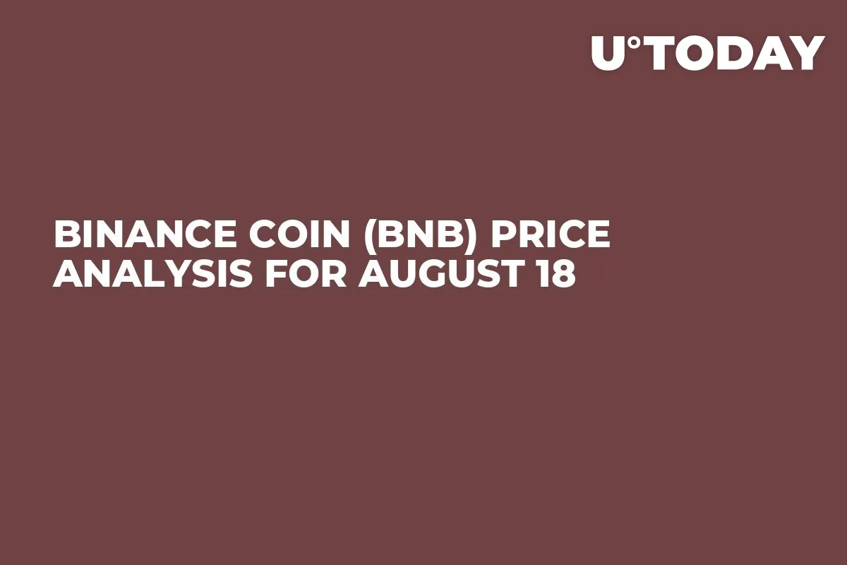 Binance Coin (BNB) Price Analysis for August 18