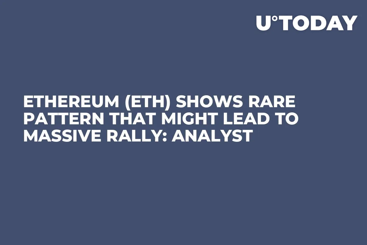 Ethereum (ETH) Shows Rare Pattern That Might Lead to Massive Rally: Analyst