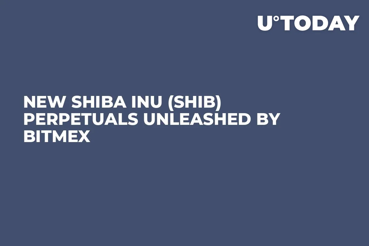 New Shiba Inu (SHIB) Perpetuals Unleashed by BitMEX