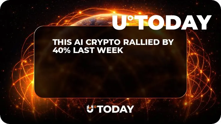 This AI Crypto Rallied by 40% Last Week