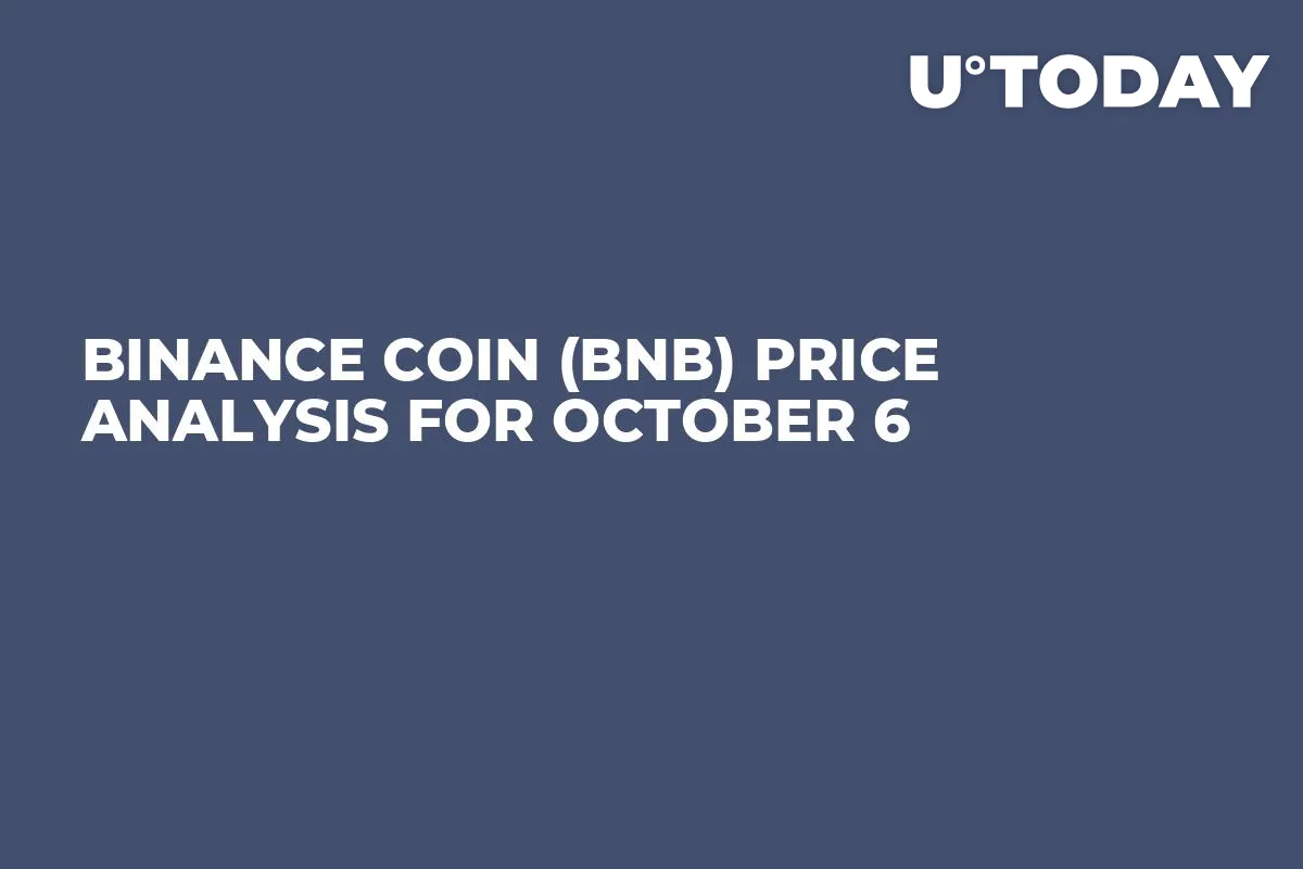 Binance Coin (BNB) Price Analysis for October 6