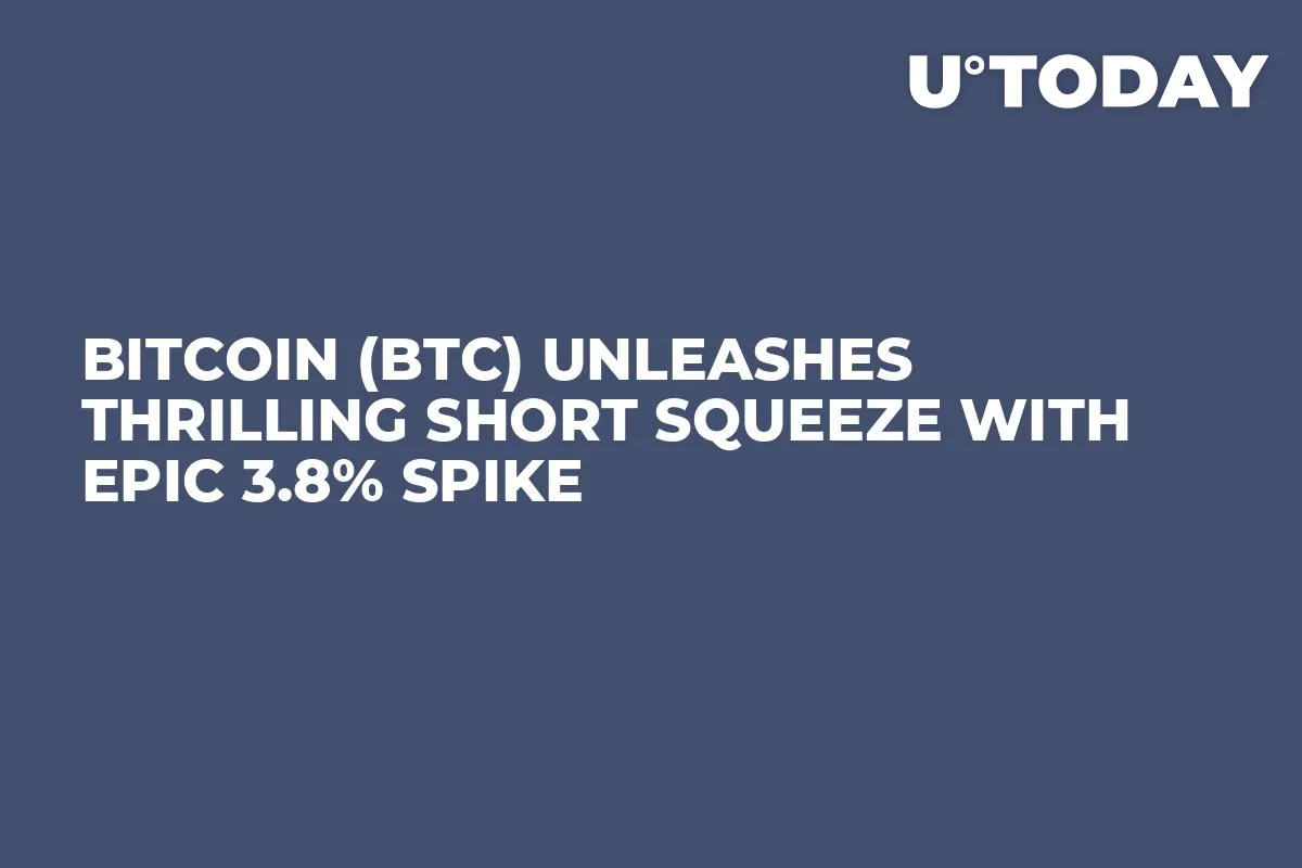Bitcoin (BTC) Unleashes Thrilling Short Squeeze With Epic 3.8% Spike