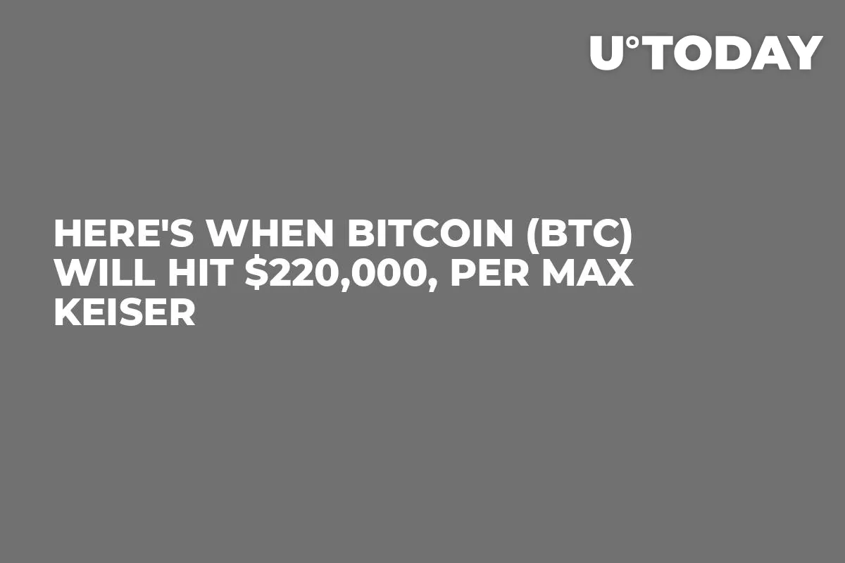 Here's When Bitcoin (BTC) Will Hit $220,000, Per Max Keiser