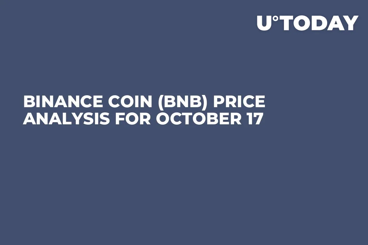 Binance Coin (BNB) Price Analysis for October 17