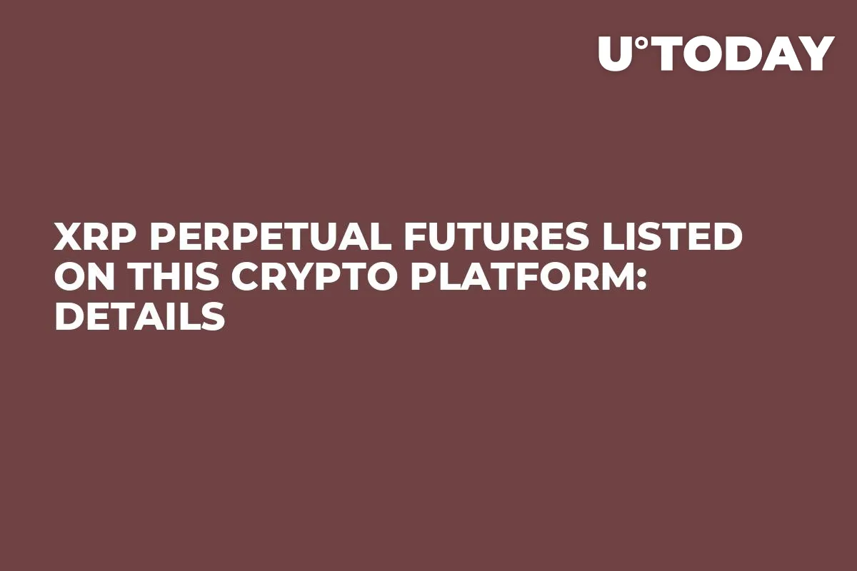 XRP Perpetual Futures Listed on This Crypto Platform: Details