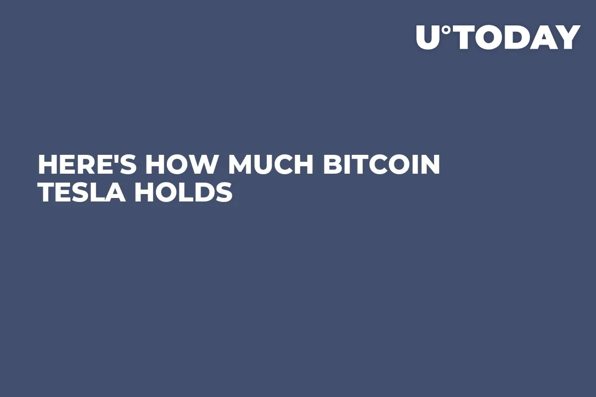 Here's How Much Bitcoin Tesla Holds