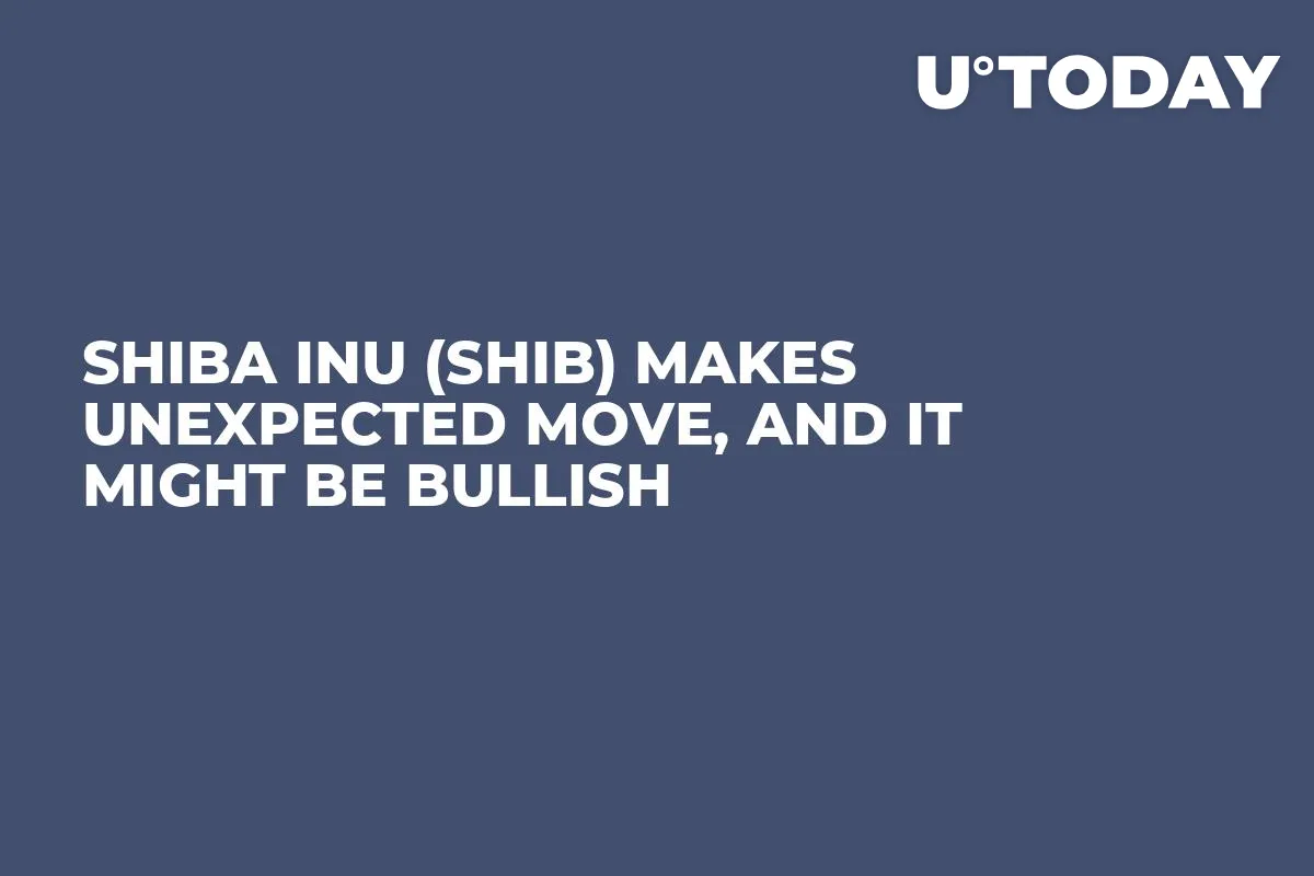 Shiba Inu (SHIB) Makes Unexpected Move, And It Might Be Bullish