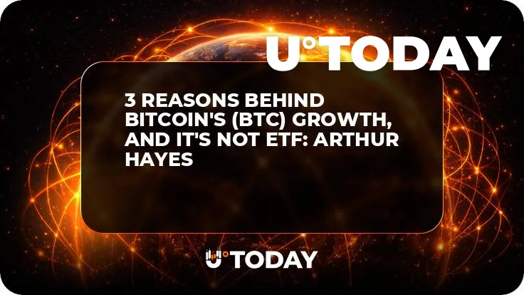 3 Reasons Behind Bitcoin's (BTC) Growth, And It's Not ETF: Arthur Hayes