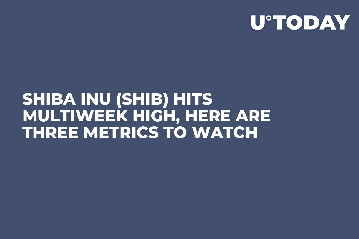 Shiba Inu (SHIB) Hits Multiweek High, Here Are Three Metrics to Watch