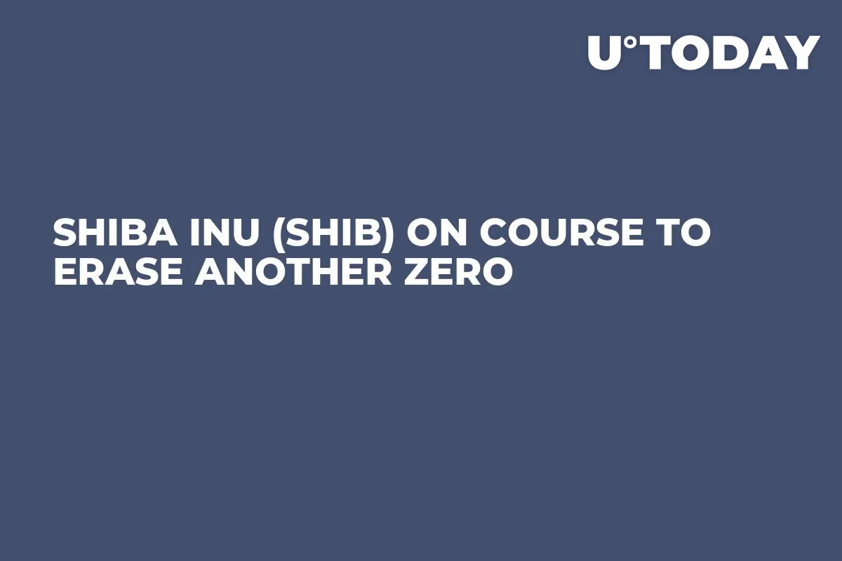 Shiba Inu (SHIB) on Course to Erase Another Zero