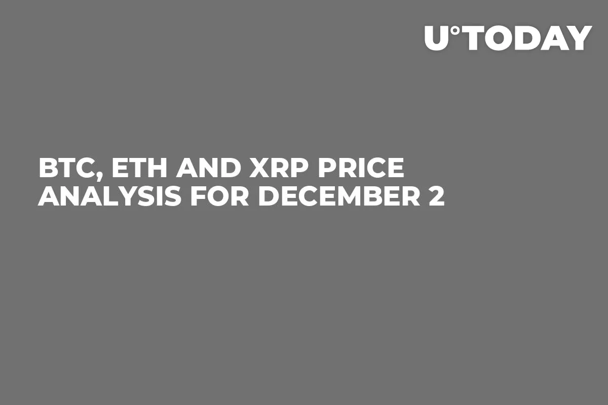 BTC, ETH and XRP Price Analysis for December 2