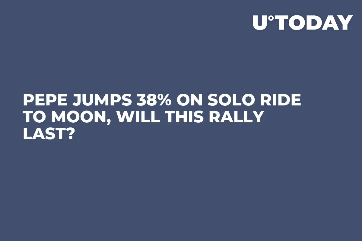PEPE Jumps 38% on Solo Ride to Moon, Will This Rally Last?