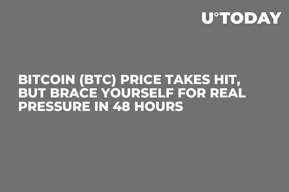 Bitcoin (BTC) Price Takes Hit, But Brace Yourself for Real Pressure in 48 Hours