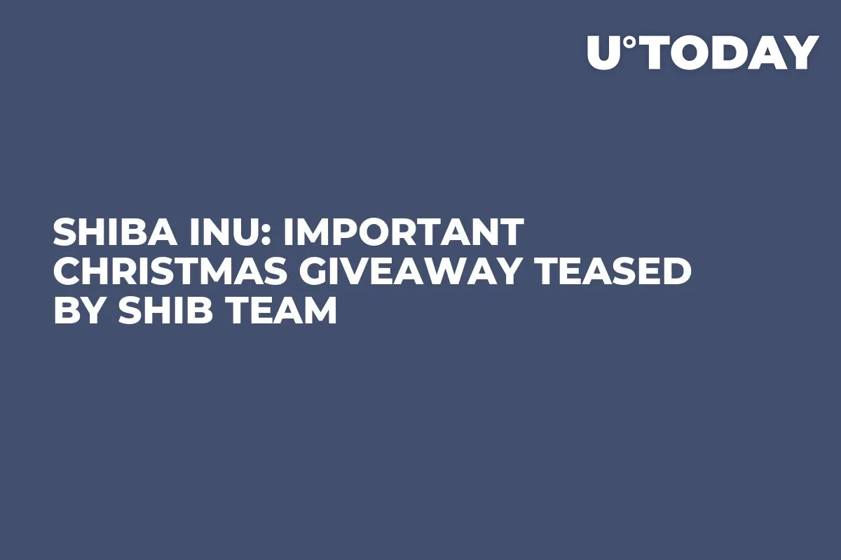 Shiba Inu: Important Christmas Giveaway Teased by SHIB Team