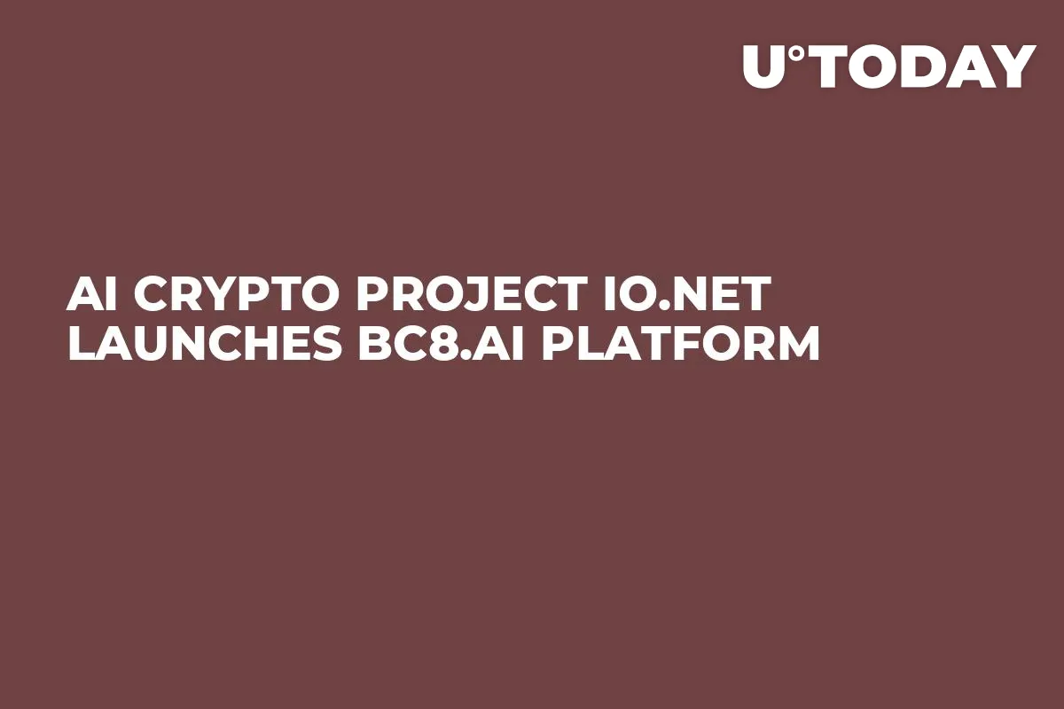 AI Crypto Project io.net Launches BC8.AI Platform
