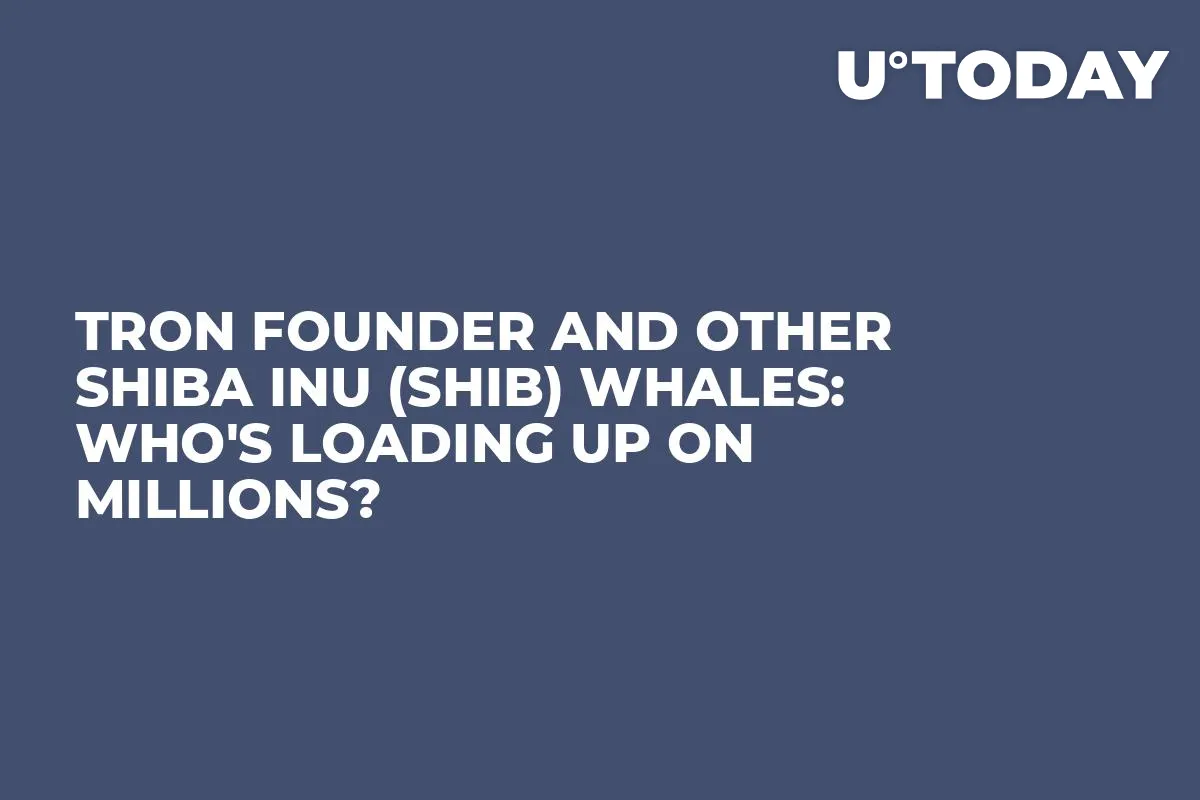 Tron Founder and Other Shiba Inu (SHIB) Whales: Who's Loading Up on Millions?