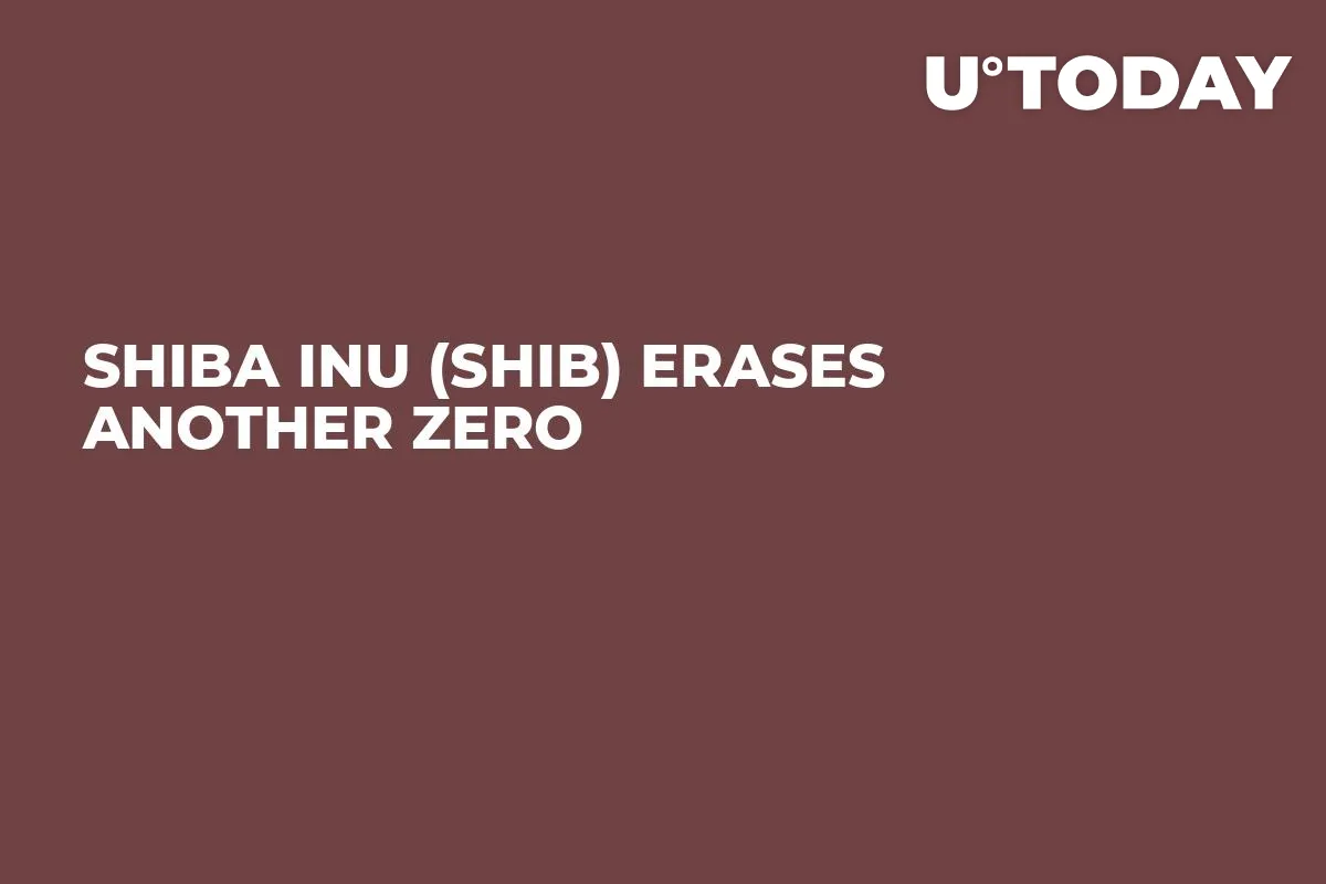 Shiba Inu (SHIB) Erases Another Zero 