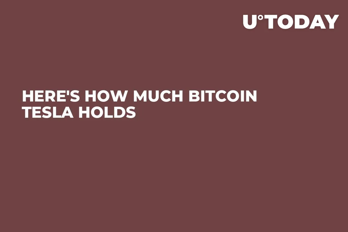 Here's How Much Bitcoin Tesla Holds