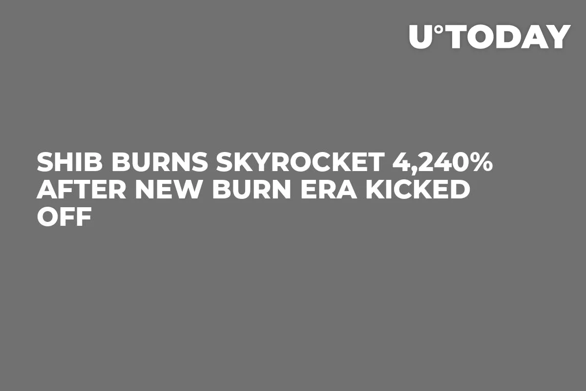 SHIB Burns Skyrocket 4,240% After New Burn Era Kicked Off
