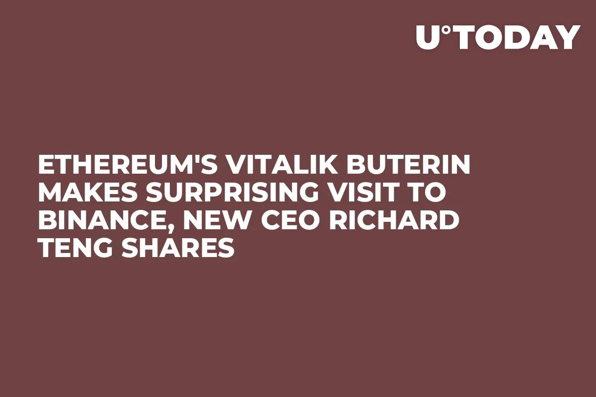 Ethereum's Vitalik Buterin Makes Surprising Visit to Binance, New CEO Richard Teng Shares