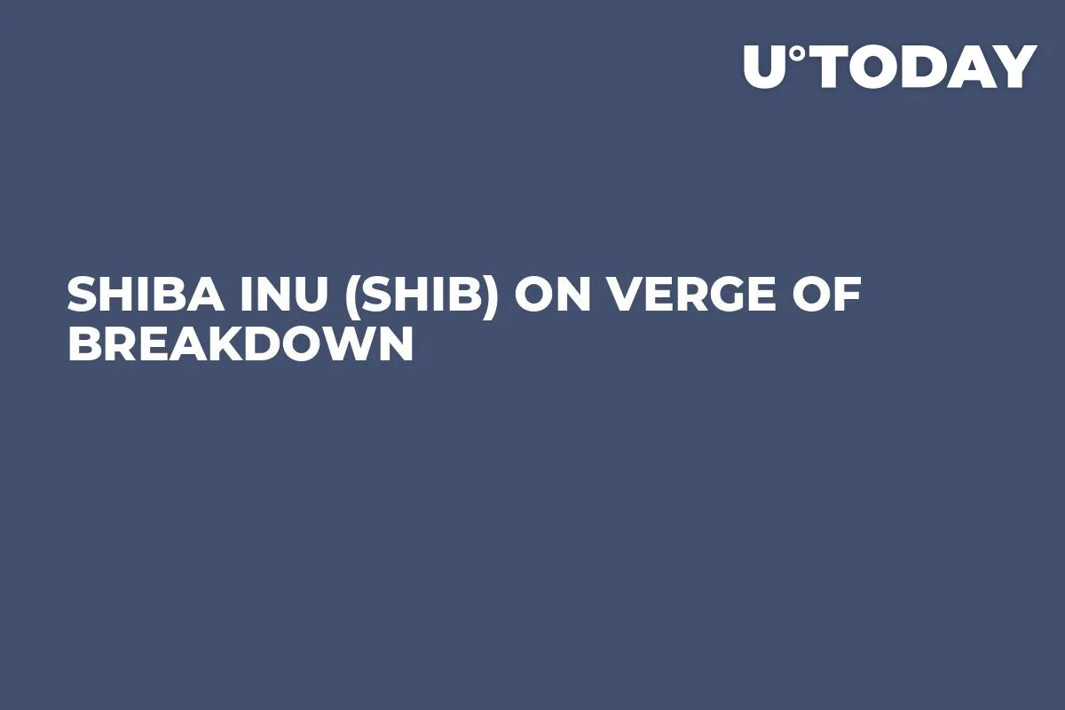Shiba Inu (SHIB) on Verge of Breakdown 