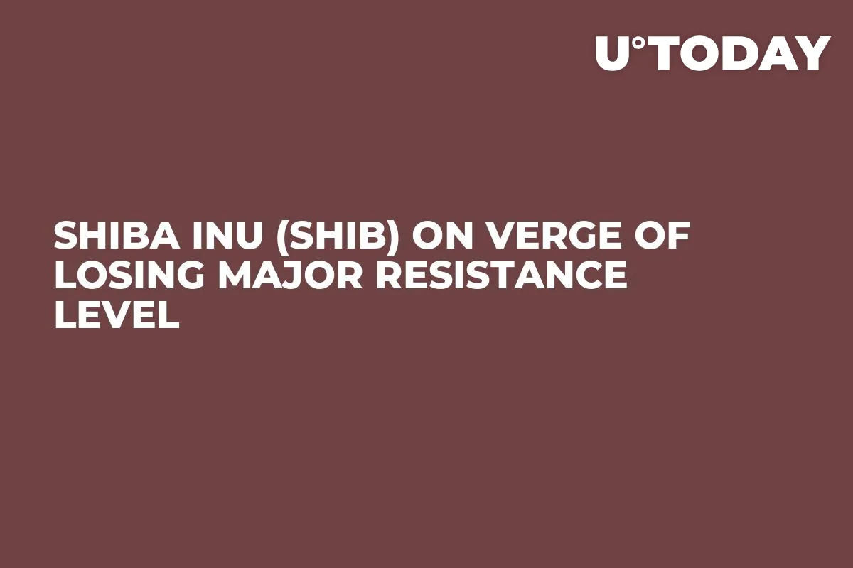 Shiba Inu (SHIB) on Verge of Losing Major Resistance Level