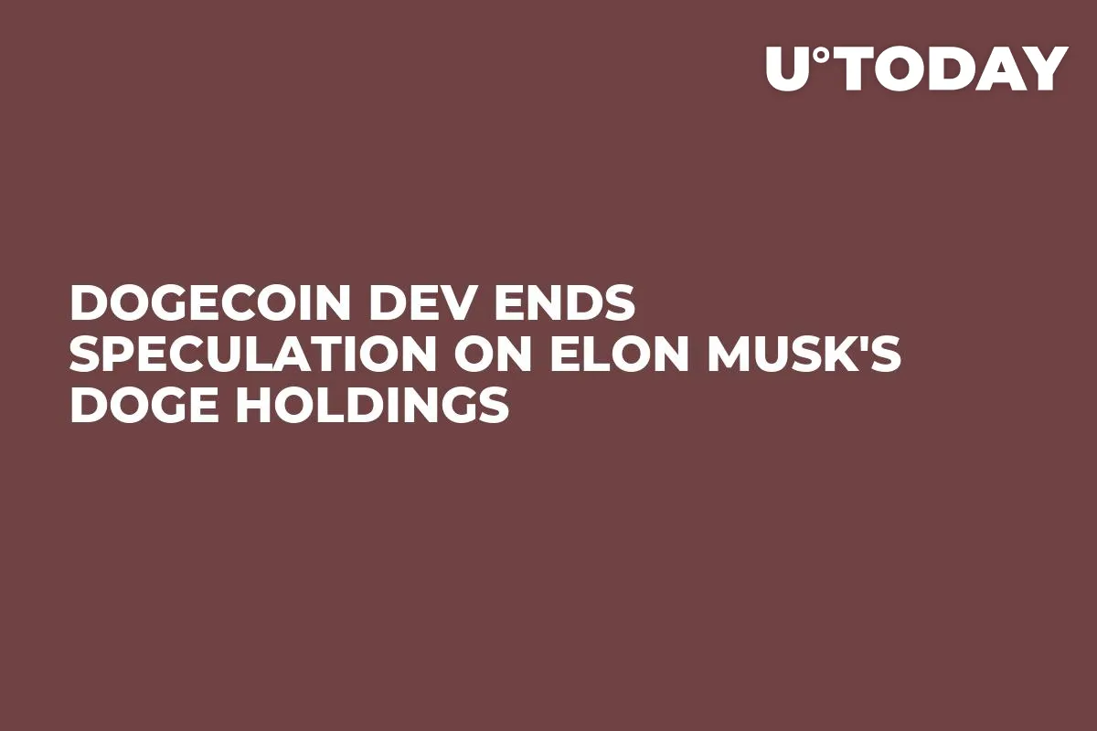 Dogecoin Dev Ends Speculation on Elon Musk's DOGE Holdings