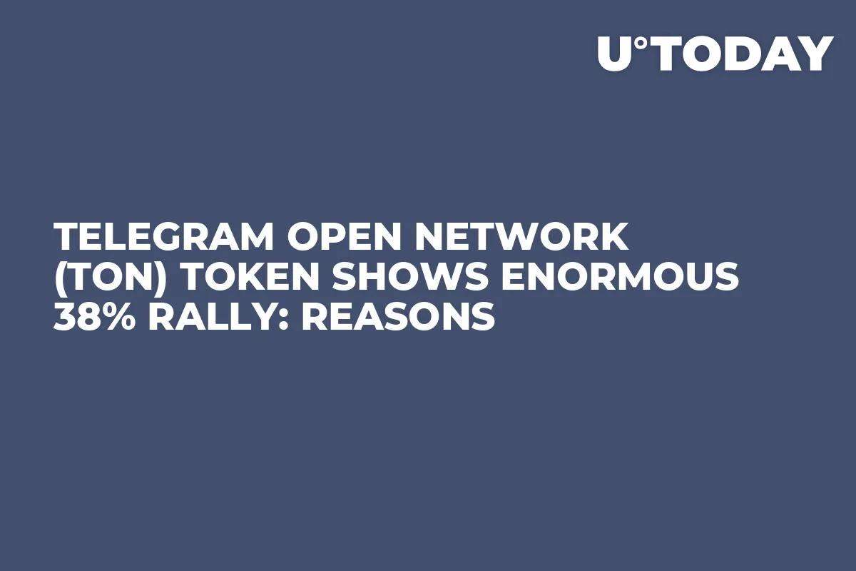 Telegram Open Network (TON) Token Shows Enormous 38% Rally: Reasons