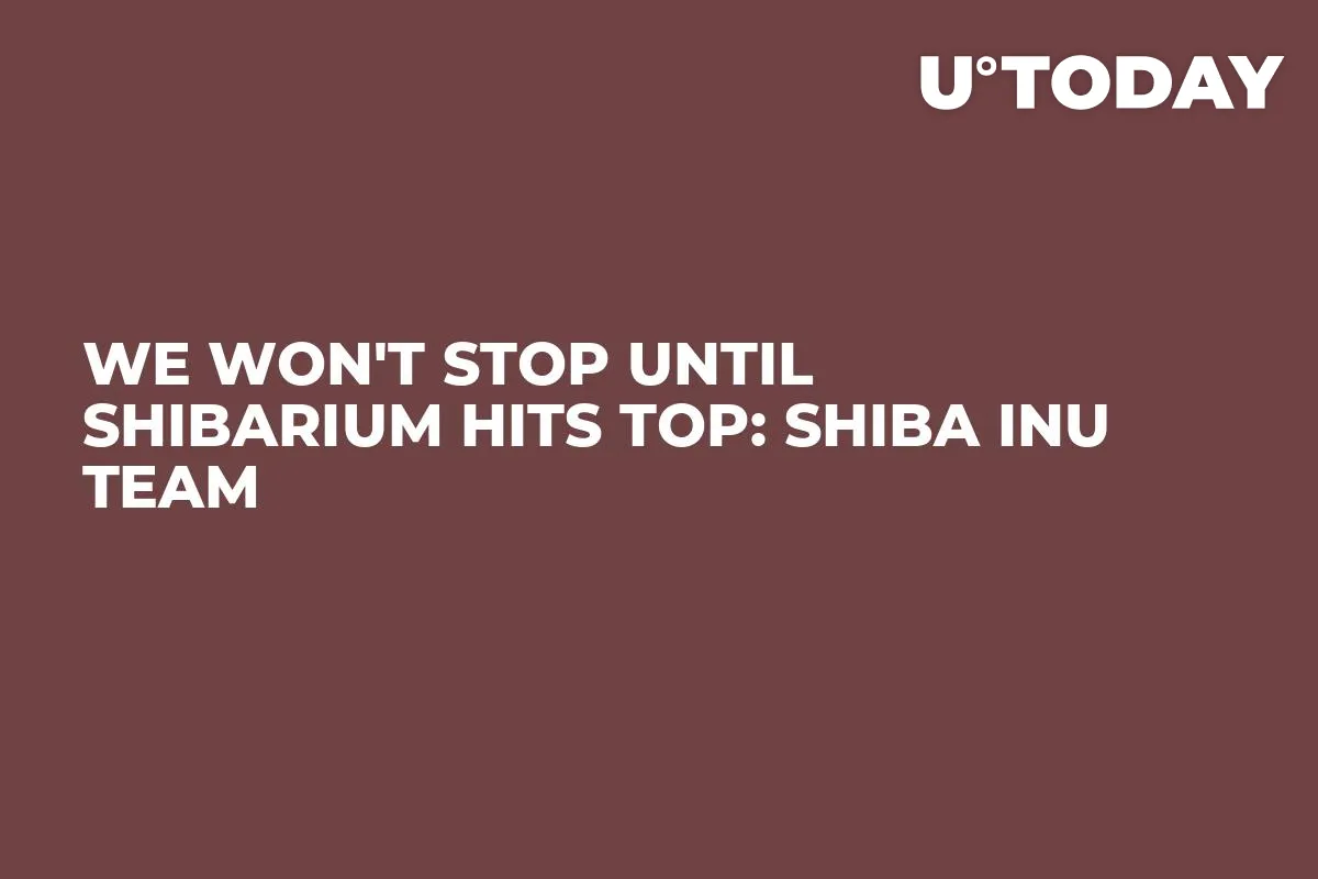 We Won't Stop Until Shibarium Hits Top: Shiba Inu Team